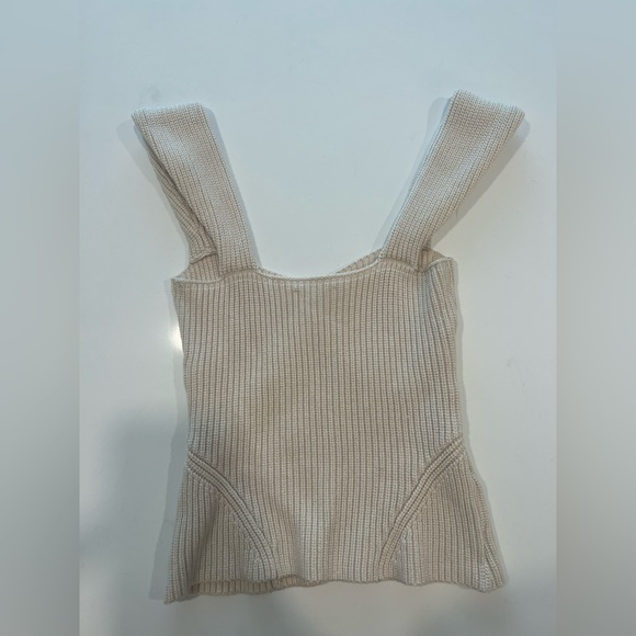 Staud Kira top in oatmeal - Picture 3 of 5